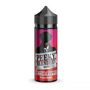 A 100ML bottle of Peeky Blenders Doctor Poppers Fizzy Soda e-liquid with a nicotine-free label.